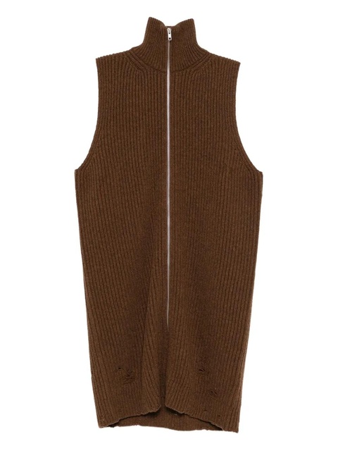 MM6 Maison Margiela knitted dress - Brown - zdjęcie produktu nr 2