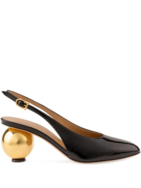 Ferragamo 55mm spherical-heel pumps - Black - zdjęcie produktu nr 1