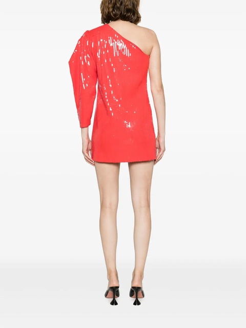 Zadig&Voltaire Roely sequin-embellished one-shoulder dress - Red - zdjęcie produktu nr 2