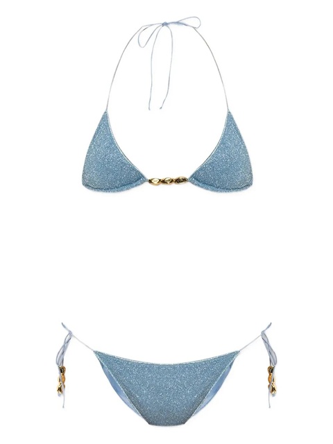 Oséree glitter-detailing bikini - Blue - zdjęcie produktu nr 1