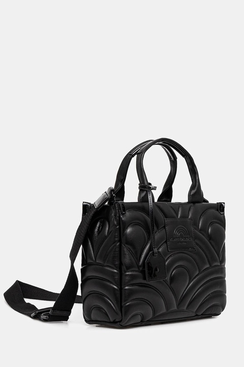 Kurt Geiger London torebka skórzana kolor czarny 4047600109 - zdjęcie produktu nr 1