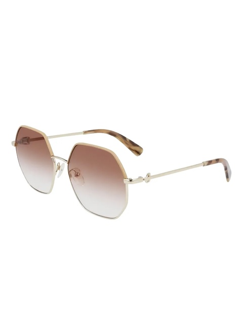 Longchamp geometric-frame sunglasses - Gold - zdjęcie produktu nr 2