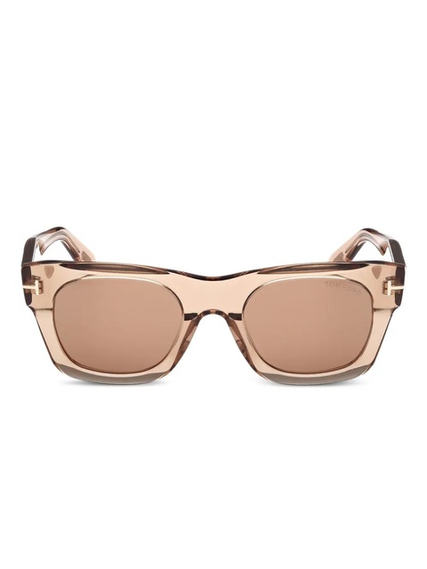 TOM FORD Eyewear rectangle-frame sunglasses - Brown - zdjęcie produktu nr 1