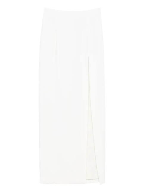 Alessandra Rich split-front midi skirt - White - zdjęcie produktu nr 1