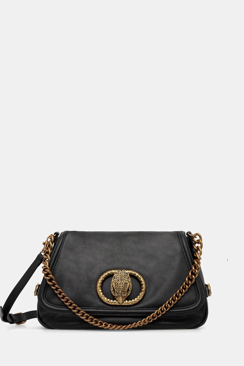 Kurt Geiger London torebka skórzana CHELSEA kolor czarny 5045300189 - zdjęcie produktu nr 1