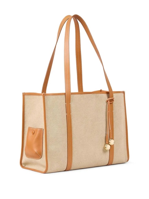 SANDRO canvas tote bag - Neutrals - zdjęcie produktu nr 2