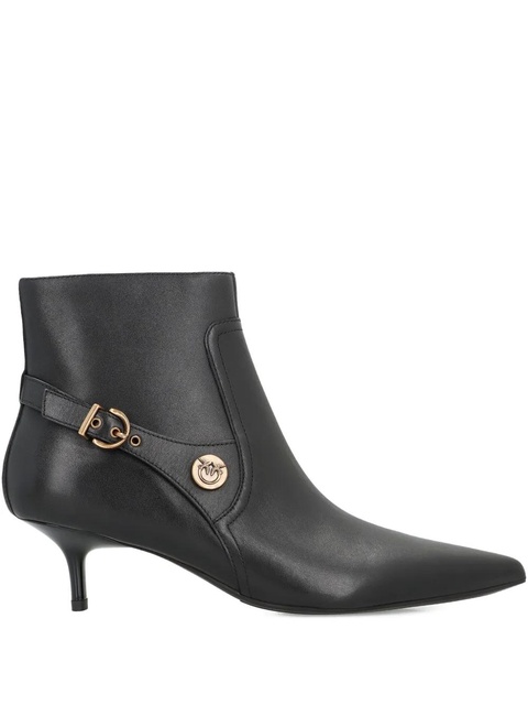 PINKO buckle-detail pointed-toe boots - Black - zdjęcie produktu nr 1