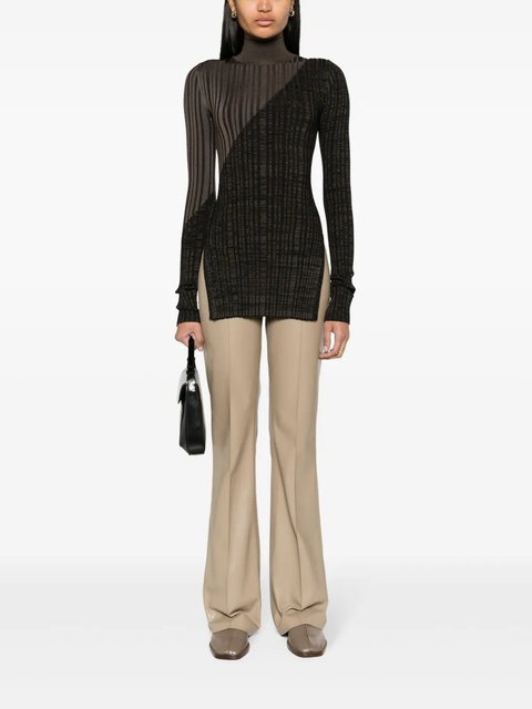 Nanushka Zareen high-neck ribbed jumper - Brown - zdjęcie produktu nr 2