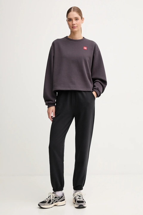 The North Face bluza Redbox damska kolor szary z aplikacją NF0A8EFY0SA1 - zdjęcie produktu nr 2