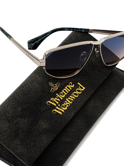 Vivienne Westwood geometric-frame sunglasses - Silver - zdjęcie produktu nr 1