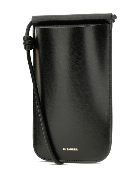 Jil Sander leather phone case - Black - zdjęcie produktu nr 2