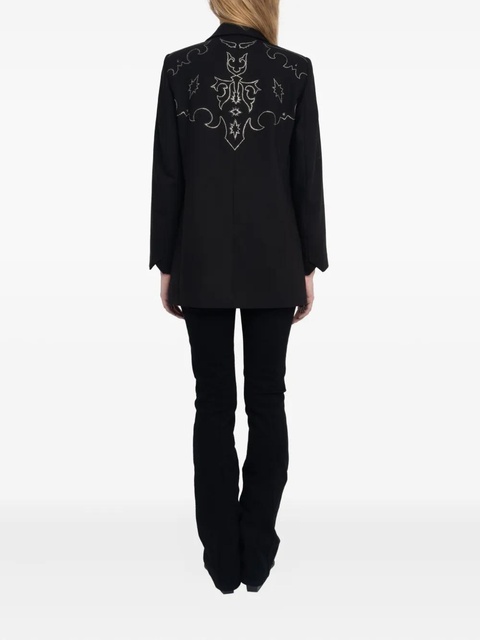 Zadig&Voltaire embroidered-detail blazer - Black - zdjęcie produktu nr 2