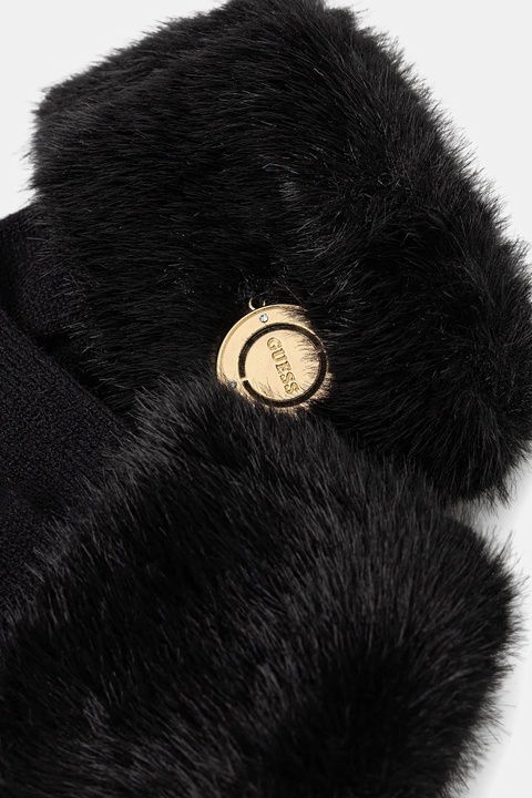 Guess rękawiczki SHAIDA damskie kolor czarny AW5410 POL02 - zdjęcie produktu nr 2