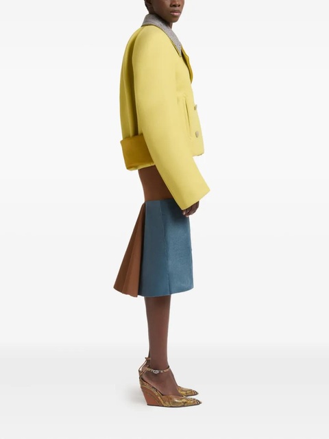 Marni panelled midi skirt - Blue - zdjęcie produktu nr 2