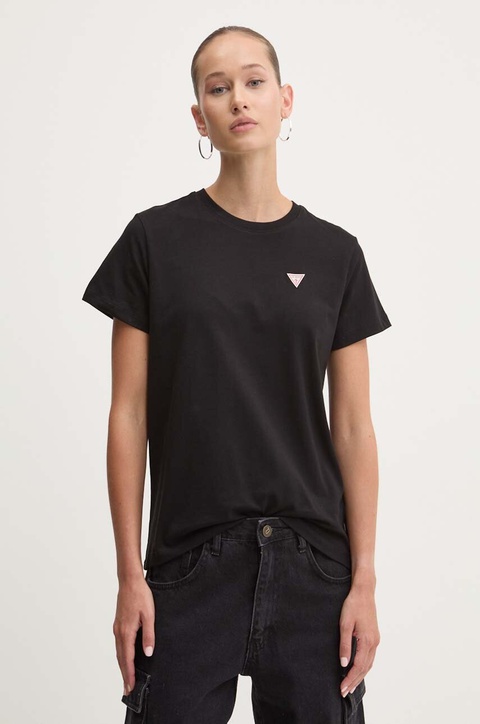 Guess Jeans t-shirt damski kolor czarny W4YI10 J1314 - zdjęcie produktu nr 2