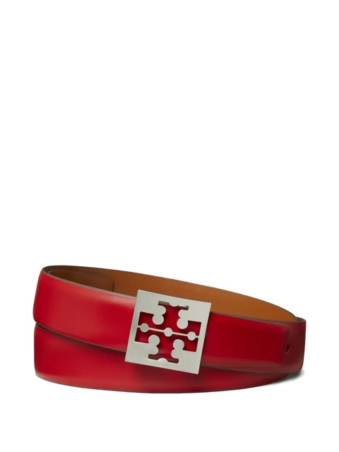 Tory Burch logo-buckle belt - Red - zdjęcie produktu nr 1