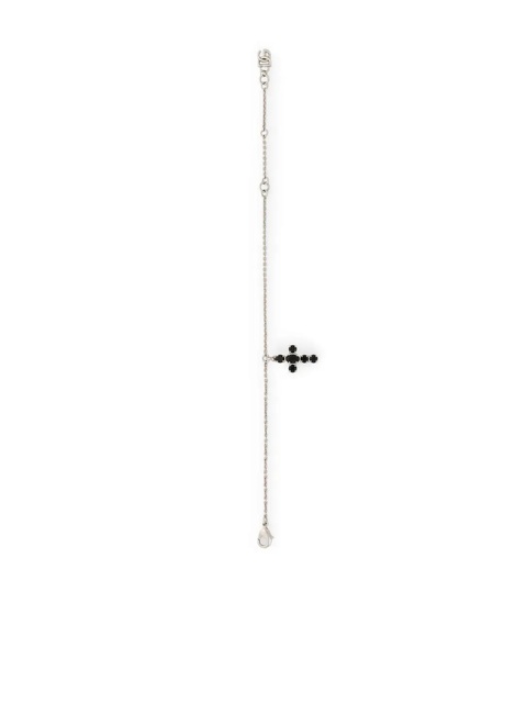 Dolce & Gabbana cross-pendant fine-link bracelet - Silver - zdjęcie produktu nr 2