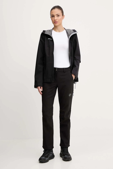 Mammut kurtka outdoorowa Linard Light kolor czarny 1010-31500 - zdjęcie produktu nr 2