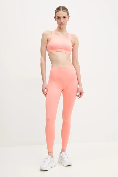 Calvin Klein Performance legginsy treningowe kolor pomarańczowy gładkie LVGWS5L606 - zdjęcie produktu nr 2