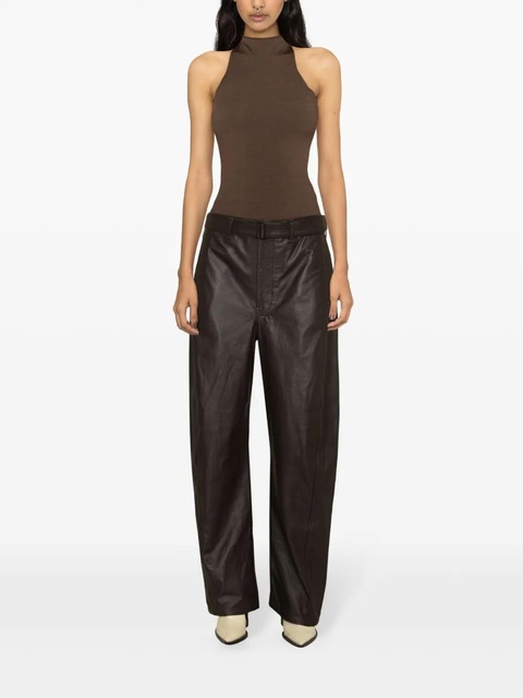 LEMAIRE high-waist wide-leg trousers - Brown - zdjęcie produktu nr 2