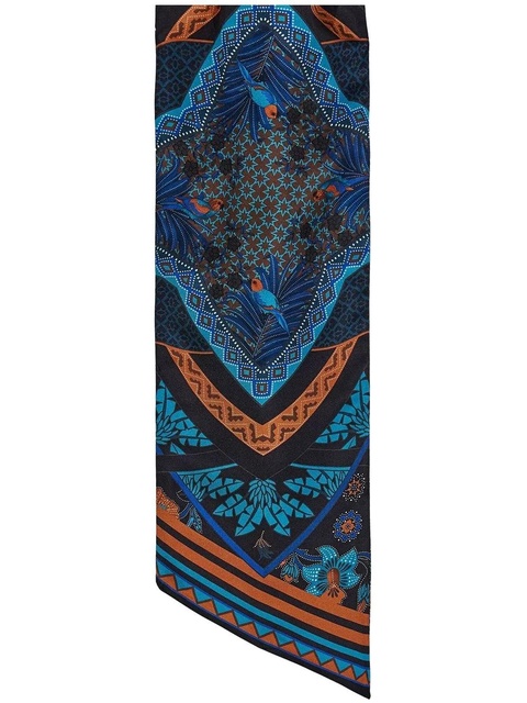 Ferragamo Nirvana-print silk bandeau scarf - Black - zdjęcie produktu nr 1