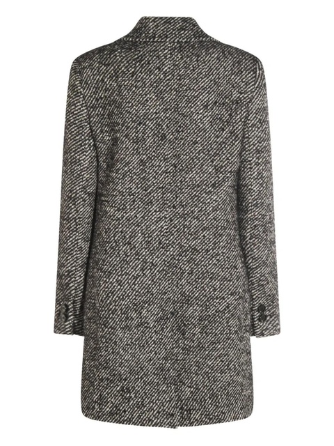Dolce & Gabbana herringbone tweed coat - Black - zdjęcie produktu nr 2