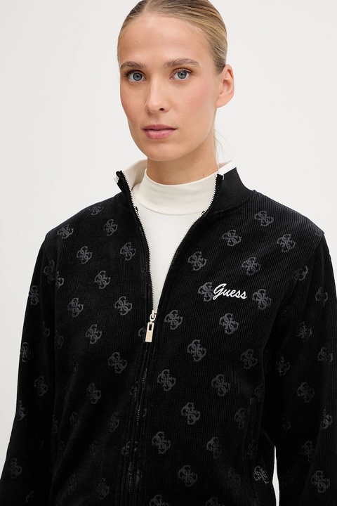 Guess bluza PAULINA damska kolor czarny wzorzysta V5BQ01 K1902 - zdjęcie produktu nr 2