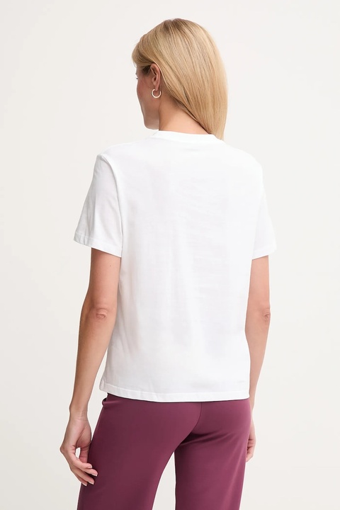 Calvin Klein Jeans t-shirt bawełniany damski kolor biały LV047D874G - zdjęcie produktu nr 2