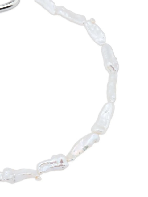 Simone Rocha baroque-pearl clasp necklace - Silver - zdjęcie produktu nr 2