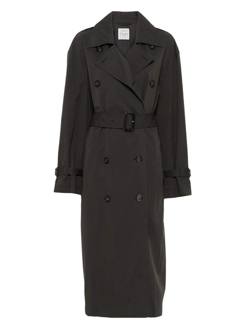 TOTEME crisp summer trench coat - Black - zdjęcie produktu nr 1
