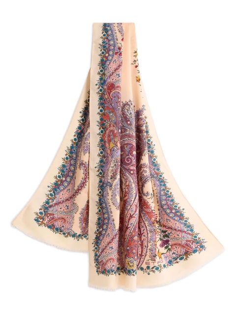 ETRO paisley floral print scarf - Neutrals - zdjęcie produktu nr 1