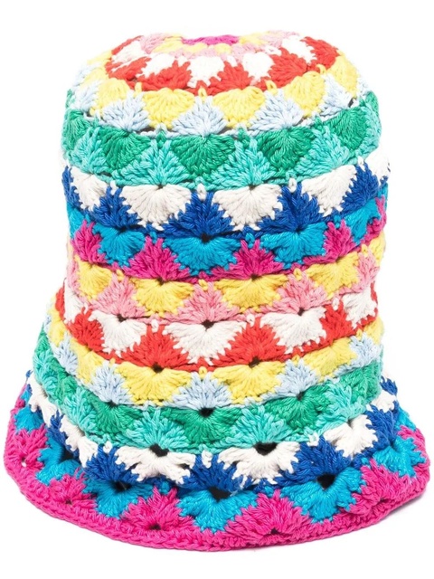 Alanui Over the Rainbow knitted hat - Blue - zdjęcie produktu nr 1