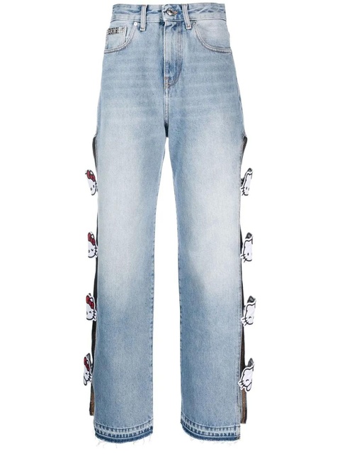 GCDS Hello Kitty cut-out jeans - Blue - zdjęcie produktu nr 1
