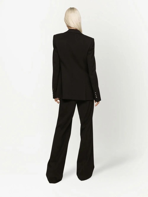 Dolce & Gabbana wide-leg wool trousers - Black - zdjęcie produktu nr 1