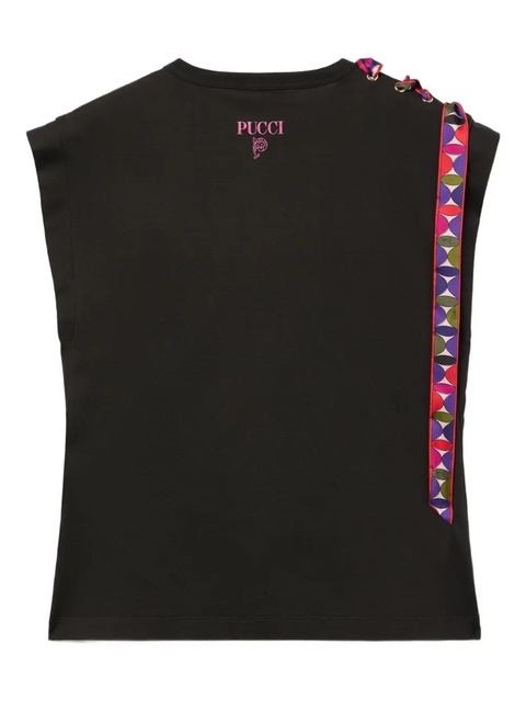 PUCCI print-detailed top - Black - zdjęcie produktu nr 2