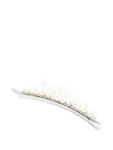 Simone Rocha bow-detail faux-pearl hair pin - Neutrals - zdjęcie produktu nr 2