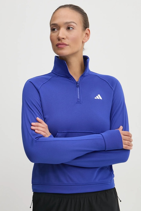adidas Performance bluza treningowa Game & Go kolor niebieski gładka IX5063 - zdjęcie produktu nr 1