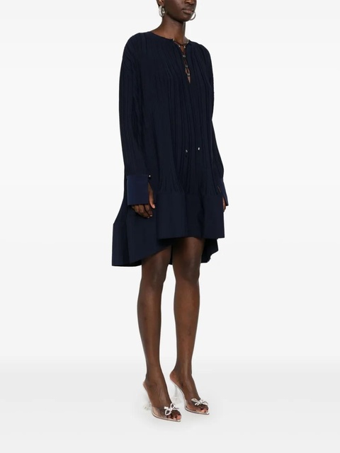 Lanvin pleated midi dress - Blue - zdjęcie produktu nr 2