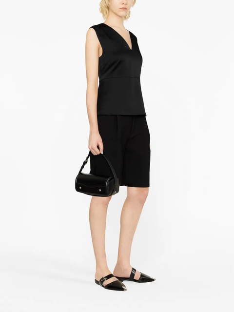 Jil Sander V-neck tank top - Black - zdjęcie produktu nr 2