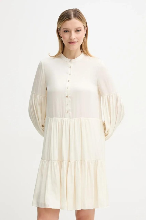 ZADIG&VOLTAIRE sukienka kolor beżowy mini rozkloszowana WWDR02451 - zdjęcie produktu nr 1