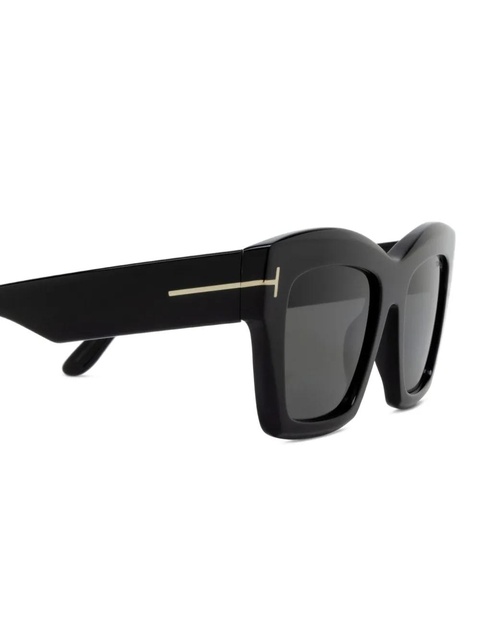 TOM FORD Eyewear geometric acetate sunglasses - Black - zdjęcie produktu nr 2
