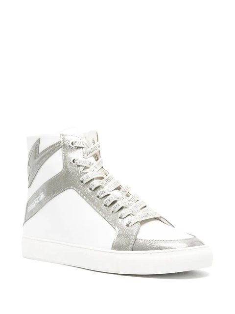 Zadig&Voltaire High Flash Infinity leather sneakers - White - zdjęcie produktu nr 1