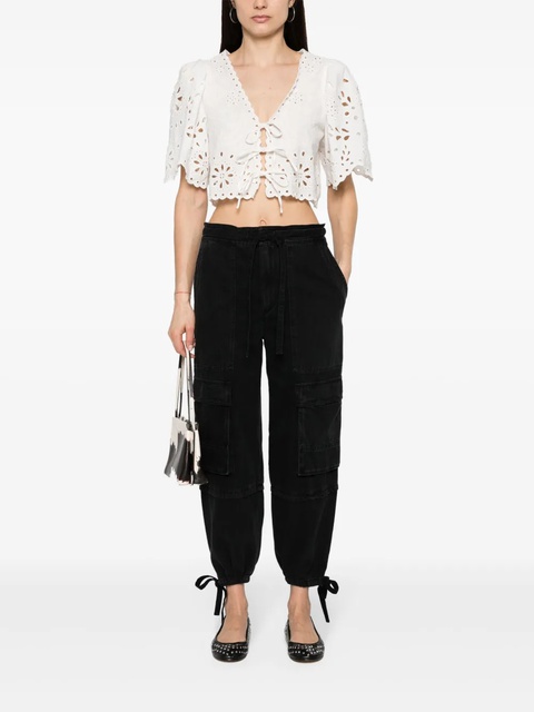 MARANT ÉTOILE Ivy tapered cargo jeans - Black - zdjęcie produktu nr 2