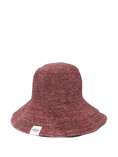 Ruslan Baginskiy interwoven-design bucket hat - Red - zdjęcie produktu nr 1