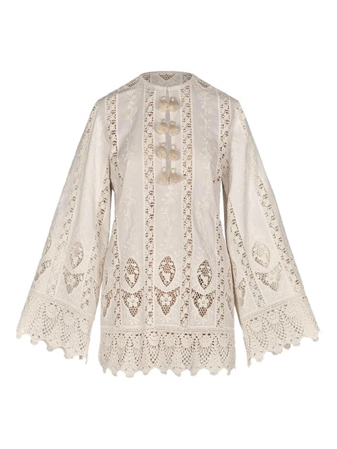 Johanna Ortiz Vision Seeking mini dress - White - zdjęcie produktu nr 1