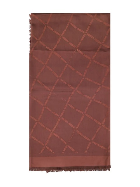 Longchamp patterned scarf - Red - zdjęcie produktu nr 1