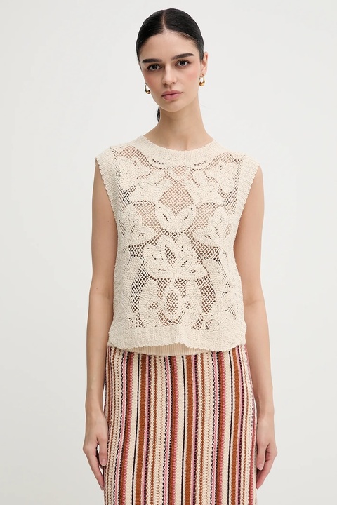 Pedro del Hierro top kolor beżowy 5509063 - zdjęcie produktu nr 1