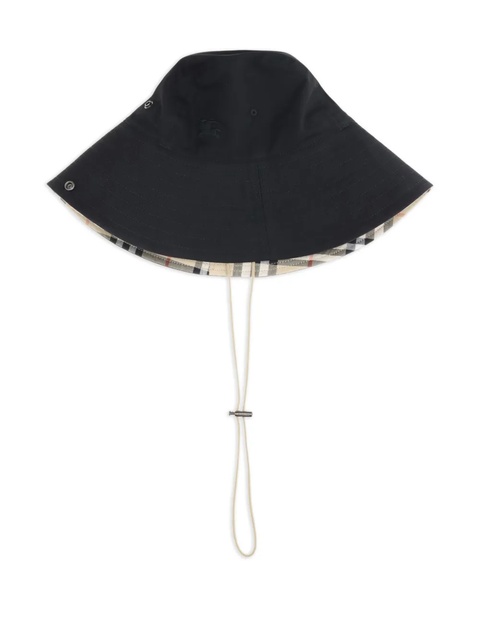 Burberry reversible check bucket hat - Black - zdjęcie produktu nr 2