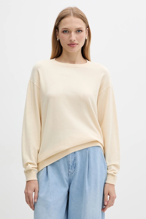 Silvian Heach sweter BENITEZ damski kolor beżowy GPA25553MA - zdjęcie produktu nr 1