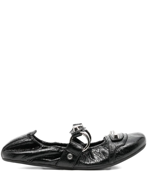 Balenciaga leather ballerina shoes - Black - zdjęcie produktu nr 1